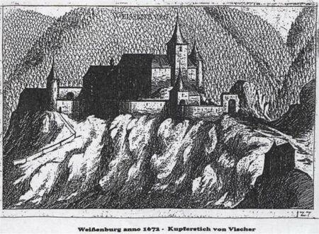 Weißenburg - Stich ca 1670
