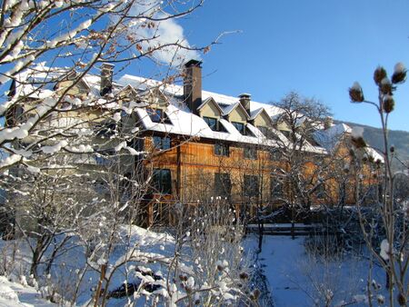 Südgartenhaus im Winter