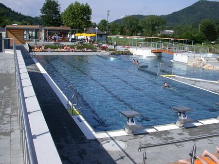 Freibad Kirchberg - großes Becken