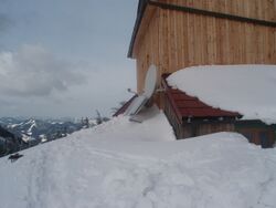 Eisensteinhütte im März 2009