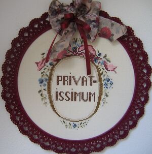 Schild Privatissium