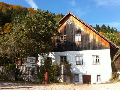 Herrenhaus - Talgiebel im Herbst