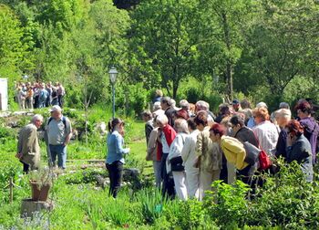 Gartenführung bei Betriebsausflug