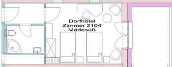 Plan Zimmer 2104 - Mädesüß