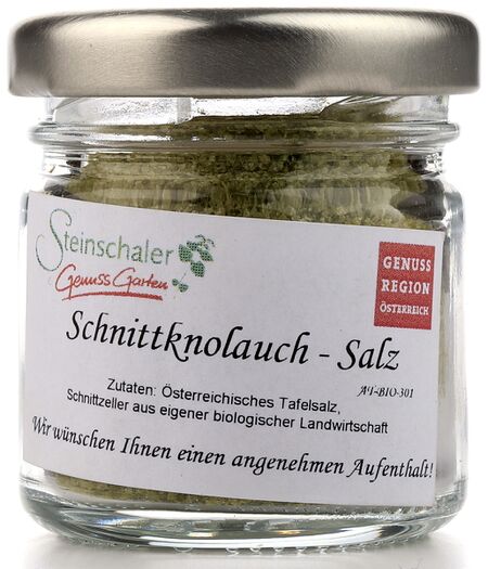 Schnittknolauch-Salz