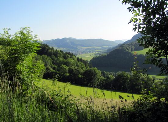 Blick nach Kirchberg