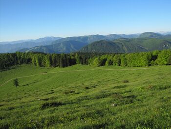 Eisensteinalm: Blick nach Süden