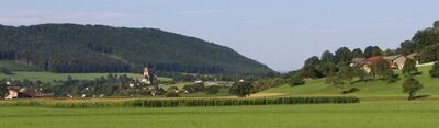 Blick nach Kirchberg