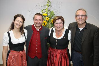 Mostviertelfest mit Daniela Zeller, GF Mag. Andreas Purt, LAbg. Michaela Hinterholzer und GF Kurt Farasin