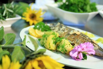 Fisch mit Kräutern - Steinschaler Küche