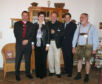 A. Purt, M. Hinterholzer, E. Scheiber, C. Madl, J. Weiß bei Nachhaltigkeitskonferenz 2009 - von li