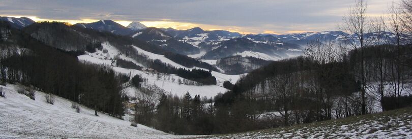 Panorama vom Kaiserkogel nach Süden