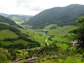 Blick vom Weg ins Pielachtal