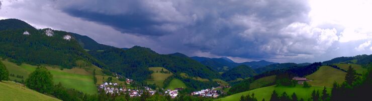 Panorama von Frankenfels