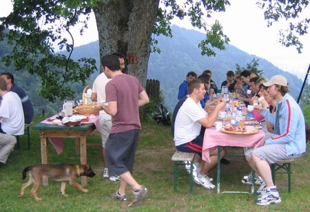 Rast auf Eibeck-Terrasse